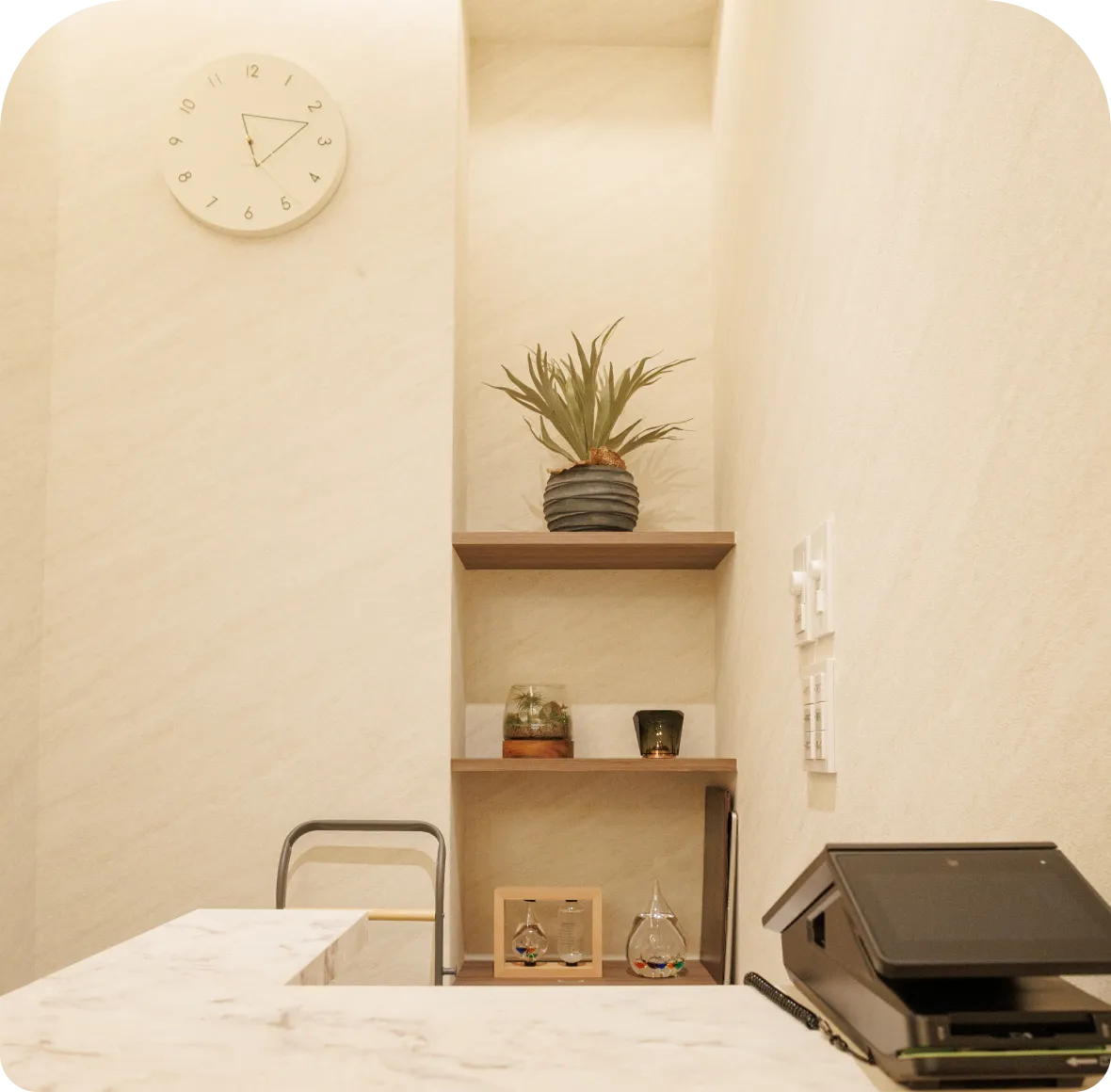 NEXUS整体院の受付